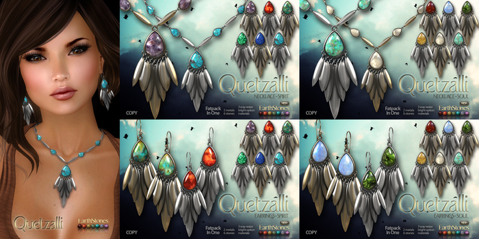 EarthStones Quetzalli Collection - Treasure Pack! (wear me)