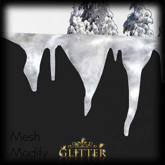 GLITTER - ICE DAM mesh v1 Ice