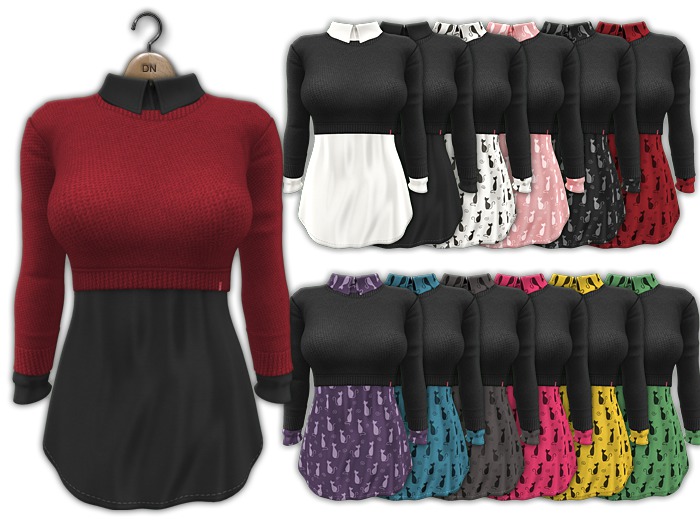 Ducknipple: Sweater vs5 - Red