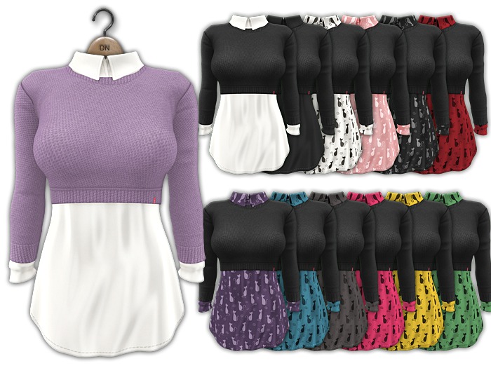 Ducknipple: Sweater vs5 - Lila