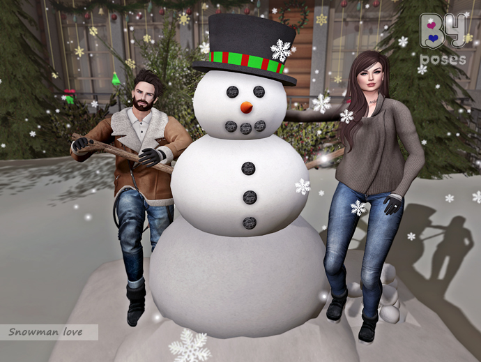 .::{B&Y}::. Snowman love