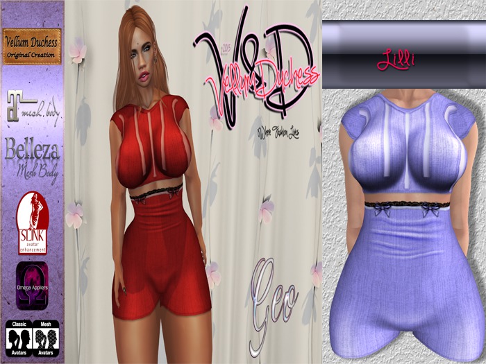 {V}-{D}  Geo Romper   [Lilli]