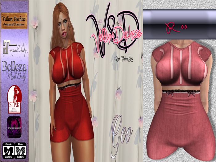 {V}-{D}  Geo Romper   [Roo]