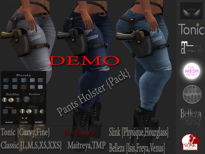.::Arkan::. Pants Holster Denim #11 {Pack} DEMO