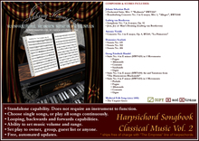 Harpsichord Songbook - Classical Music Vol. 2 ($275 on sale for $99!)