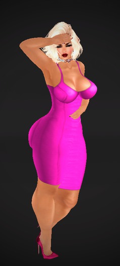 GENRE GLAM DRESS WHITE CANDY