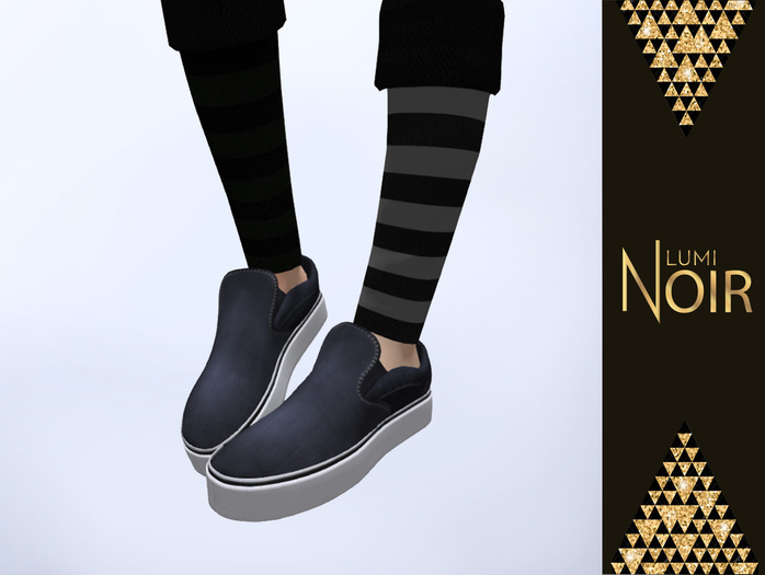 Lumi Noir - RISE Slip On - NAVY BLUE