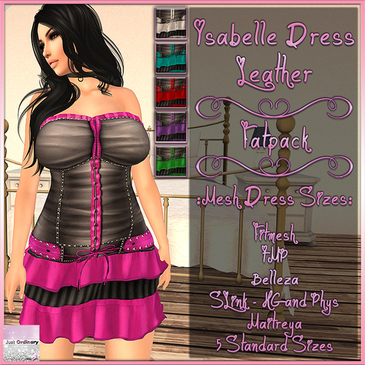 Isabelle Dress Leather Fatpack