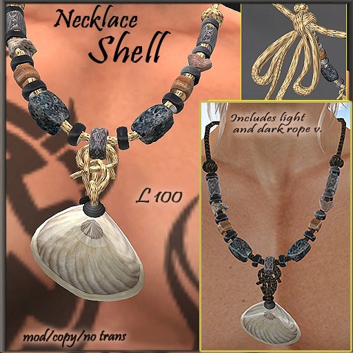 Necklace Shell T.E.D./2 col