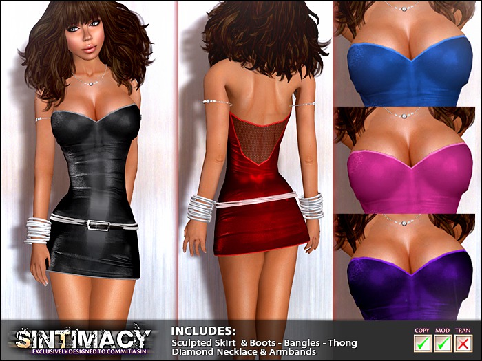 [SINTIMACY] Passionate Cocktail Dress BLACK