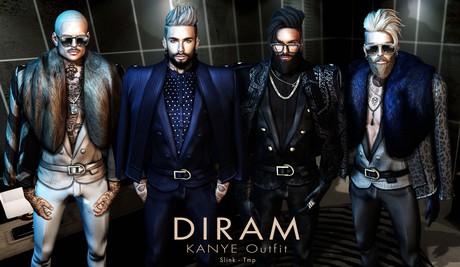 Script Kanye Second Life Marketplace - - D I R A M - KANYE Jacket,Shirt&Gloves ...