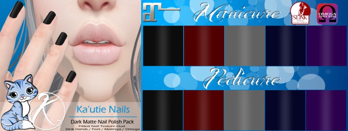 Ka'utie Nails - Basic Matte Dark Polish Pack