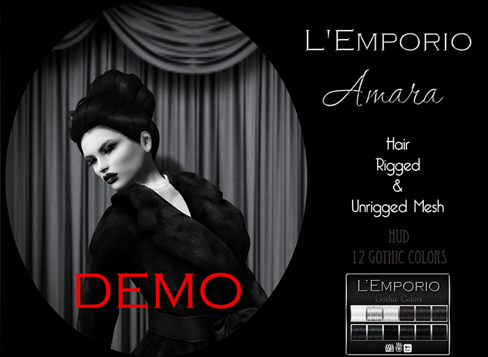 D*E*M*O L'Emporio ::*Amara*:: Hair Gothic colors TRIAL