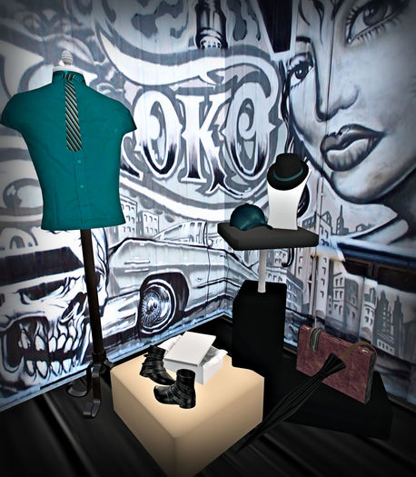 Men's Department Store Display / Window Dressing