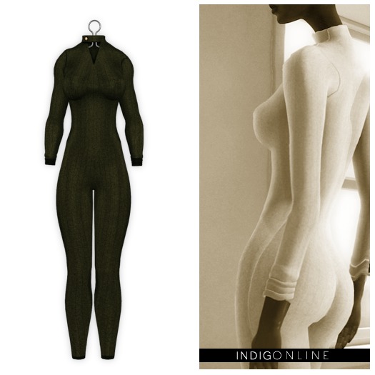 Indigo - Belize Bodystocking in Militant