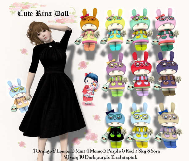16 Cute Kawaii Rina Doll / BOX 4