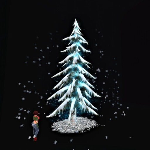 Pine Tree w/ Snow & color change lights4 *falling snow*