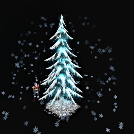 Pine Tree w/ Snow & color change lights6 *falling snow*