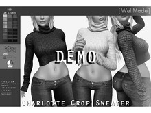 [WellMade] Charlotte Crop Sweater DEMO