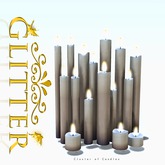 GLITTER - Cluster of Candles mesh