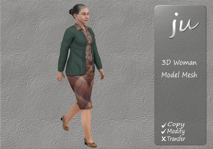 JU 3D women Model Mesh