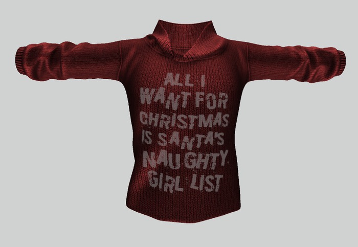 *Ryder* Naughty Girl Sweater - Red