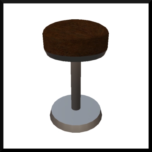 Barstool - Brown Leather
