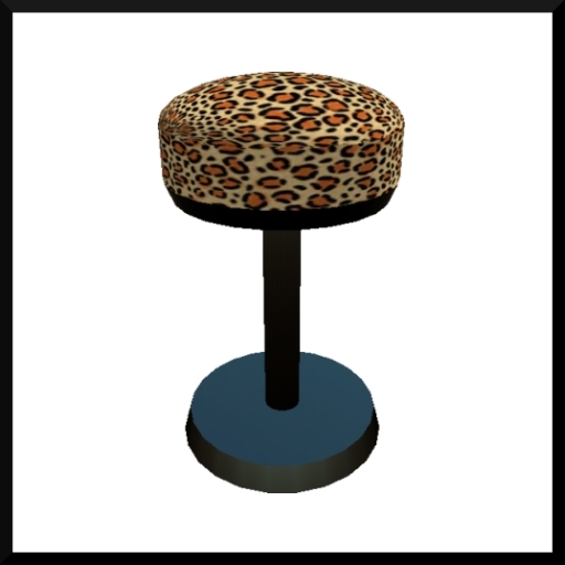 Barstool - Leopard Darkmetal