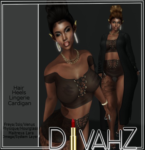 !DC!  Sultry Lingerie Fit (Omega/Mesh) Pure