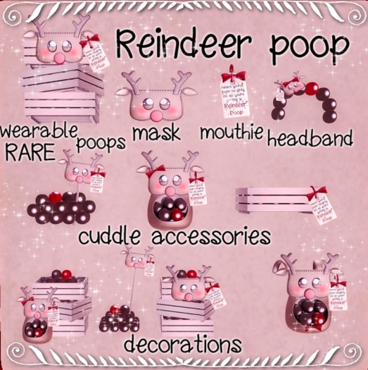 * Reindeer Poop * Decoration 1
