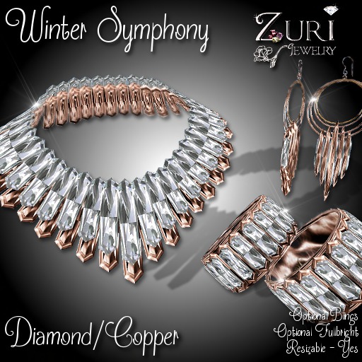 Zuri Rayna - Winter Symphony Collection - Diamond/Copper