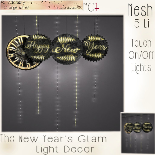 ~ASW~ The New Year's Glam Light Decor