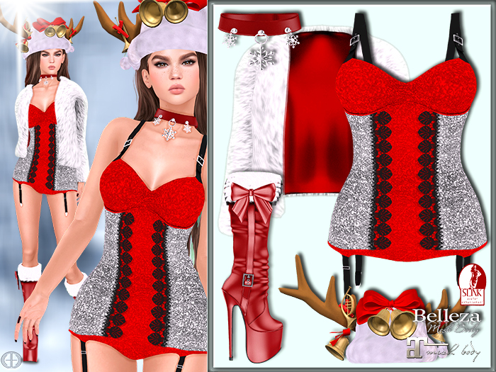 [hh] Santa Mama Outfit