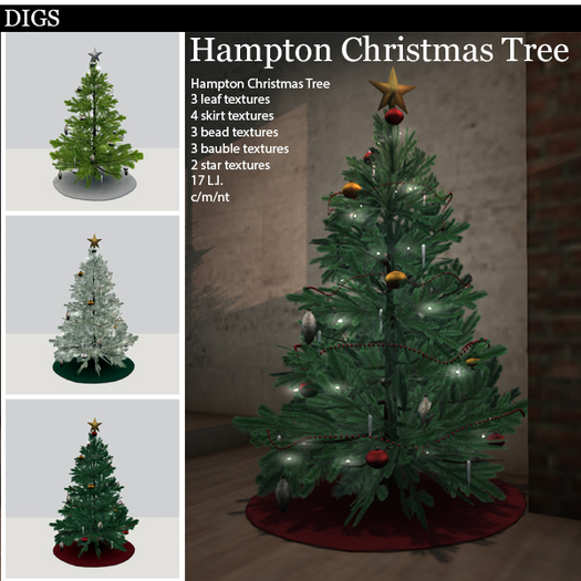 DIGS - Hampton Christmas Tree (Boxed)