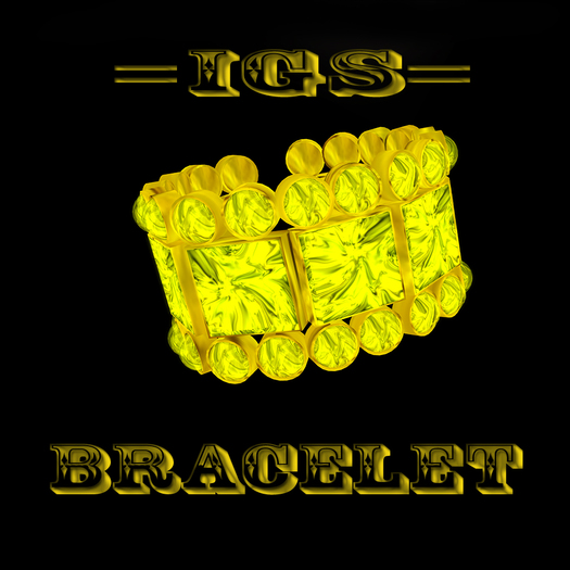 *IGS*Golden bracelet "Elina" Yellow