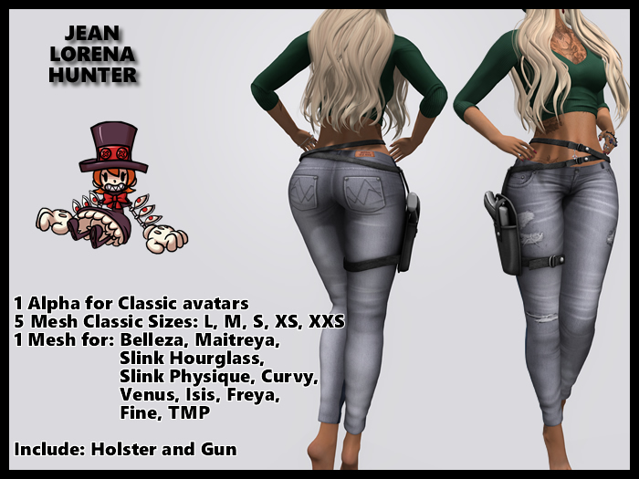 Jean Lorena Hunter (Light Grey)