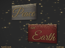 [Townies] Peace on Earth Twinkling Sign