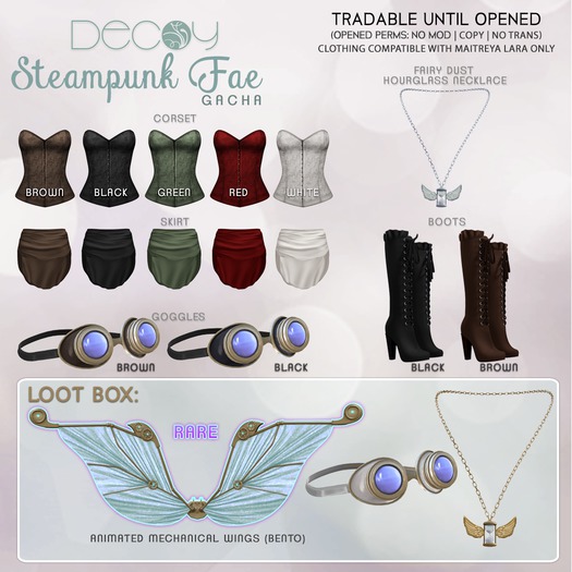 [Decoy] Steampunk Fae Lootbox RARE