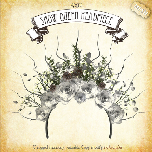 [noctis] Snow Queen headpiece BOXED