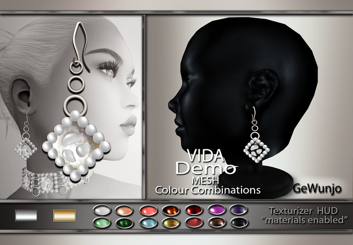 GeWunjo : VIDA earrings DEMO