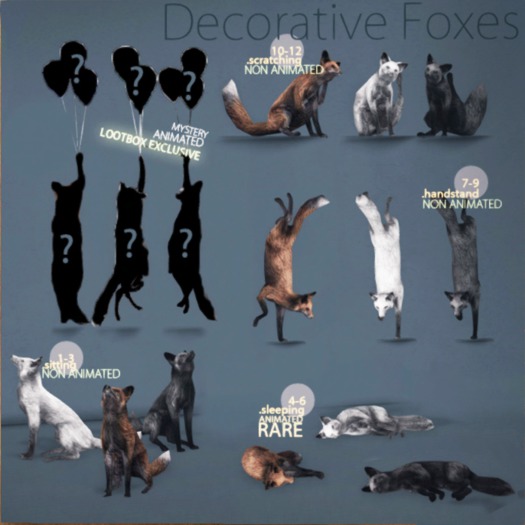 *Drot* FoxSitting Blk - Common