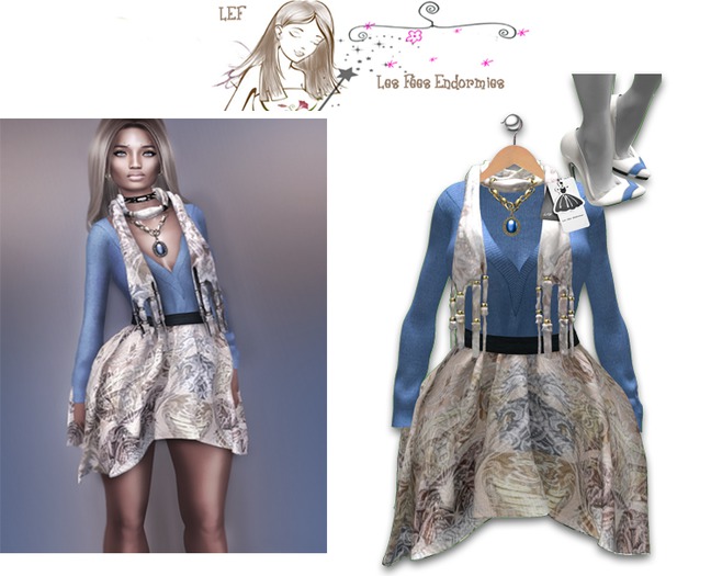 LFE ::Emma Dress bleu