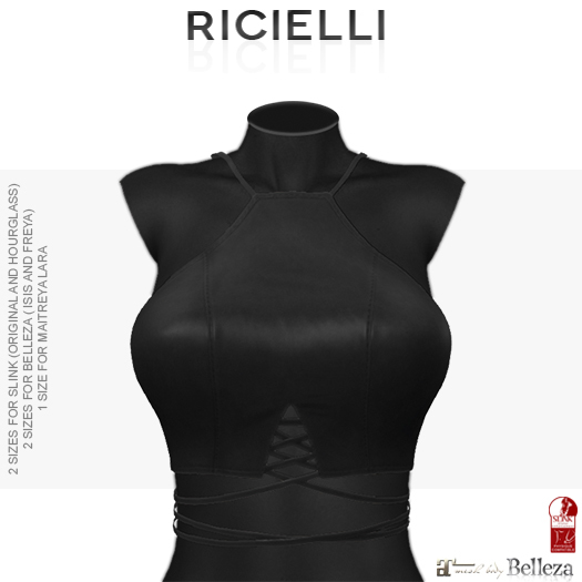 Ricielli - Chiara Top /Black