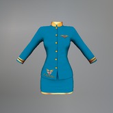 Sky Air Hostess Mesh Uniform