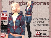 KS OUTFIT GINA w/HOODIE&PANTS&BOOTS