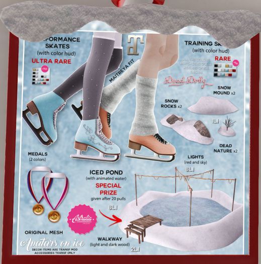 Astralia - Avatars on ice (Red stringlights)