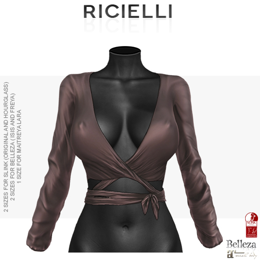 Ricielli - Ballerina Blouse /Dusty Rose