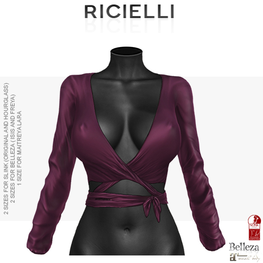 Ricielli - Ballerina Blouse /Magenta
