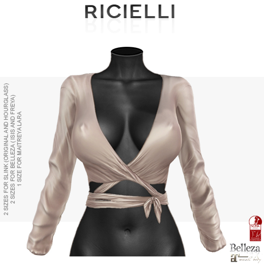 Ricielli - Ballerina Blouse /Nude
