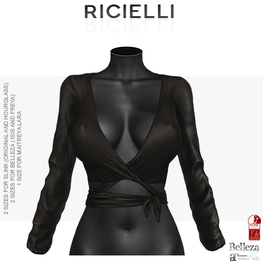 Ricielli - Ballerina Blouse /Raven